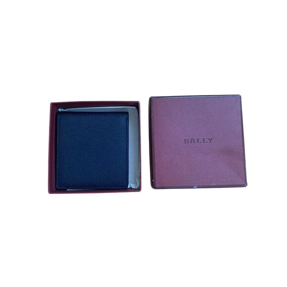 NIB Bally Bollen Men’s Blue Calf Wallet